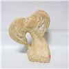 Image 1 : 1980'S CARVED LOVERS IN PORCELAIN MARKED "FISHER"