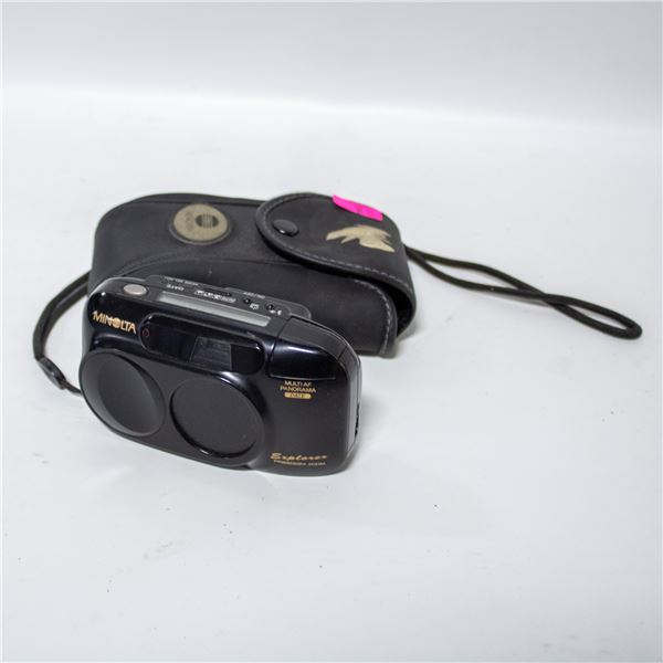 VINTAGE MINOLTA EXPLORER FREEDOM ZOOM CAMERA DATED