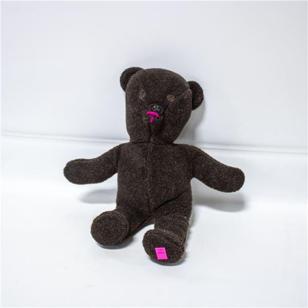 ANTIQUE MOHAIR TEDDY BEAR MISSING EYES