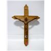 Image 1 : CARVED TWO TONE JESUS OF NAZARETH ON THE CROSS