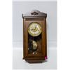 Image 1 : VINTAGE WESTMINSTER BRASS FACE WALL HANGING CLOCK
