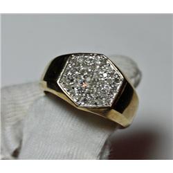 Gent's 1.00 Carat Total Weight Diamond Ring