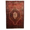 Image 2 : 100% Hand Knotted Made in Iran 6'7"x4'3" Zanjan Region Geometric Pattern Map Low Pile Carpet (386)