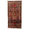 Image 2 : 100% Hand Knotted Made in Iran 6'9"x3'5" Zanjan Geometric Pattern Carpet (383)