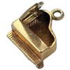 Image 2 : 10KT Gold Grand Piano Charm * Piano Cover Lifts Up (Weight: 2.65 grams)