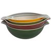 Image 1 : 4 Piece Lot of Vintage Pyrex Tab Handled Mixing Bowls - Largest are 4 Quarts