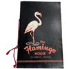 Image 1 : Vintage "The Flamingo House" Menu *  from the 7512 Cambie Street, Vancouver Location
