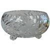 Image 2 : Footed Crystal Bowl with 6 Blown Glass Balls (balls range from 1.5" to 3.5")
