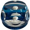 Image 3 : 1970s Franklin Mint "The Duke of Edinburgh" Cameo Paperweight by Baccarat Crystal - Original Box