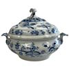 Image 1 : Porcelain "Blue Onion" Pattern Tureen in the Meissen Style