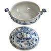 Image 2 : Porcelain "Blue Onion" Pattern Tureen in the Meissen Style