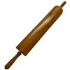 Image 2 : Wood Rolling Pin with 18" Barrel * 3.5" diameter