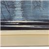Image 2 : "At Anchor" Ltd. Edition Print by Canadian Artist Frank Townsley #34/295 (double  matted in a 14" x 