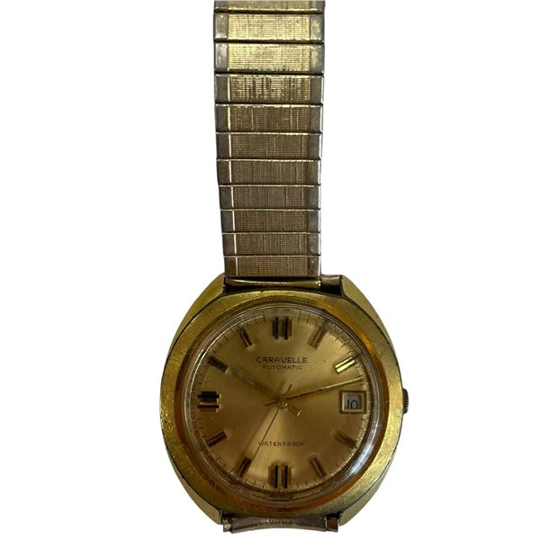 Classic 1972 Caravelle N2 Watch by Bulova * Gold-Tone Design
