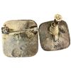 Image 2 : Taxco Mexico Modernist Bird Head Brooch & Single Earring * Sterling Silver with Inlay (earring is sc
