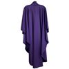 Image 2 : Vintage "Lore Maria Wiener"  Purple Fine Wool Maxi Cape/Coat  - Size  10 -  Like New  Condition