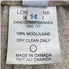 Image 3 : Vintage "Lore Maria  Wiener" Beige Fine Wool Coat * Full Length - Size 14 - Excellent Condition - Mi