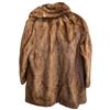 Image 3 : Vintage Hudson's Bay Fur Coat - Fully Lined with Pockets  - 30" long