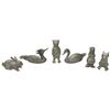 Image 1 : Five  J. B. Garton Canadian Pewter Figurines (Loon is 1.5" x 3")