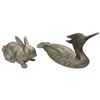 Image 3 : Five  J. B. Garton Canadian Pewter Figurines (Loon is 1.5" x 3")
