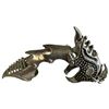 Image 2 : 3 Metal Biker Style Rings & 1 Full Finger Claw Ring