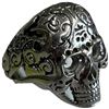Image 4 : 3 Metal Biker Style Rings & 1 Full Finger Claw Ring