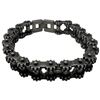 Image 1 : Men's New Stainless Steel 9" Bicycle Chain Bracelet 1/2" wide