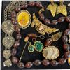 Image 2 : Tray of Fashion Jewelry & a Few Mexican Silver Bracelets * Variety of Materials (Display tray not in
