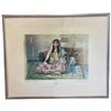 Image 3 : 2 Framed Persian Prints "Spirits Beckoning" by Mahmoud Farshchian & "Portrait of an Iranian Woman 19