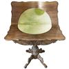 Image 2 : Antique Swivel Top Games Table (17" x 34" x 31" tall when closed)