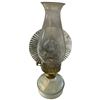 Image 3 : 3 Antique Kerosene/Oil Lamps & 2 Chimneys
