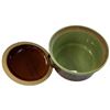 Image 2 : Denby English Stoneware 6 1/4 Pint Lidded Casserole - Brown & Green Drip Glaze "Bean Pot Style"