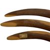 Image 4 : 3 Australian Carved Wood Boomerangs (One 21" & two 25")