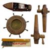 Image 1 : A. C. Benson Ship Yard Ashtray Frame, 2 Wood Keg Taps & Other Collectibles