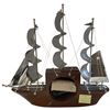 Image 4 : 1940s Sessions "Yankee Clipper" Ship Mantle Clock * 17" x 20" * Excellent Condition
