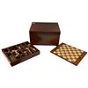 Image 2 : Wood Cased Chess & Checkers Set