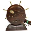 Image 2 : Vintage Sessions Ship Wheel Clock - 6" diameter