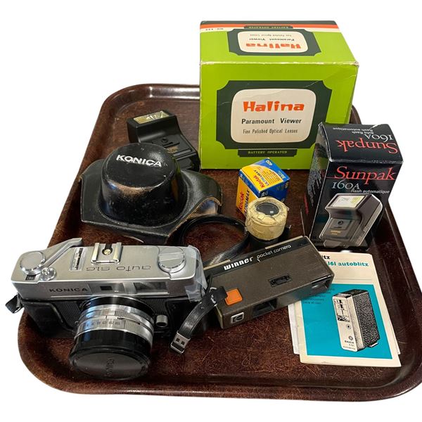 Photography Group * Konica S1.6, Winner Pocket Camera, Halina Viewer and More