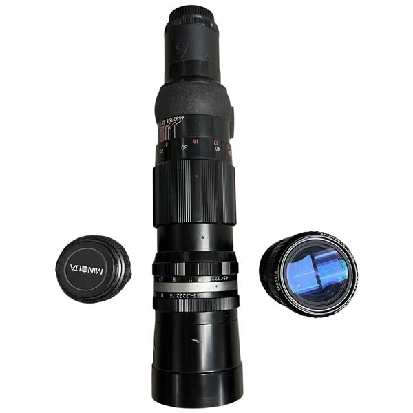 Zoom Lens, Takumar-a Lens, & Minolta Lens