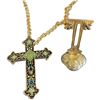 Image 2 : Camrose & Kross JBK Cruciform Necklace with Tiny Stand - Complete with COA