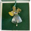 Image 3 : 1997 & 1998 Swarovski Crystal Musical Angels Christmas Ornaments with Original  Boxes