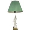 Image 1 : 1960s Fine Porcelain "Guanyin" Figural Lamp - 14" Statue is attributed to Xu Youyi - Lamp parts are 