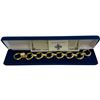 Image 4 : 2 Camrose & Kross JBK Bracelets - Gold-Tone Circles & Crystal Channel with Extender