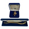 Image 1 : Camrose & Kross JBK Ballerina Brooch & Gold-Tone Mesh Bracelet with Extender