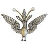 Image 3 : 2 Camrose & Kross JBK Brooches - Crystal & Faux Pearl Eagle & Jade & Crystal Butterfly