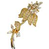 Image 3 : 2 Camrose & Ross JBK Crystal Brooches - Iridescent Butterfly & Flower