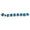 Image 3 : Camrose & Kross Silver-Tone & Blue Stone Necklace & Bracelet Set