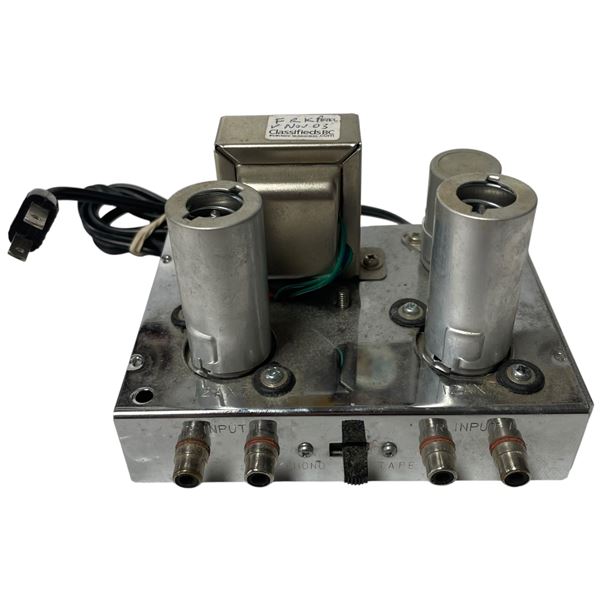 Vintage Vacuum Tube Preamplifier w West German Vintage Tubes