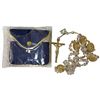 Image 5 : The Franklin Mint Glorious Mysteries Rosary Trinket Box with Rosary