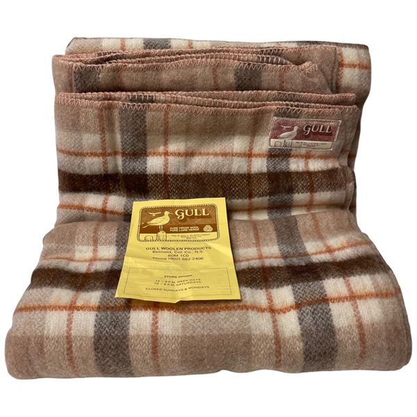 Gull 100% Pure Virgin Wool Blanket - Made in Nova Scotia